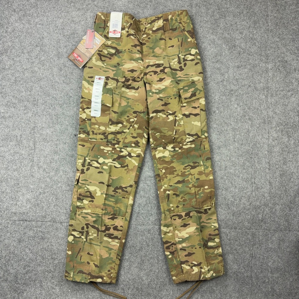 TRU-SPEC Pants Mens Small Regular Multicam Tactical Response Uniform Cargo NEW